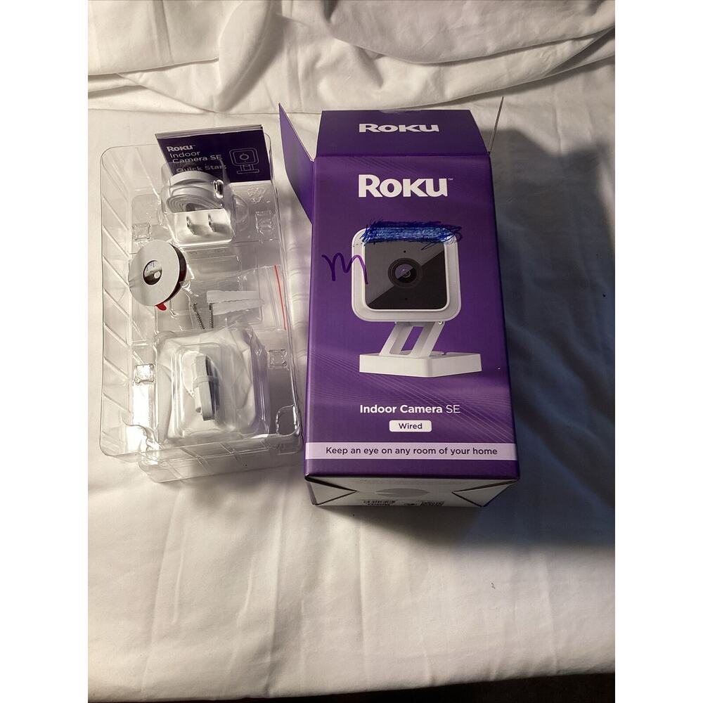 Roku Indoor Camera‎ SE- Wired NIB CS1000R